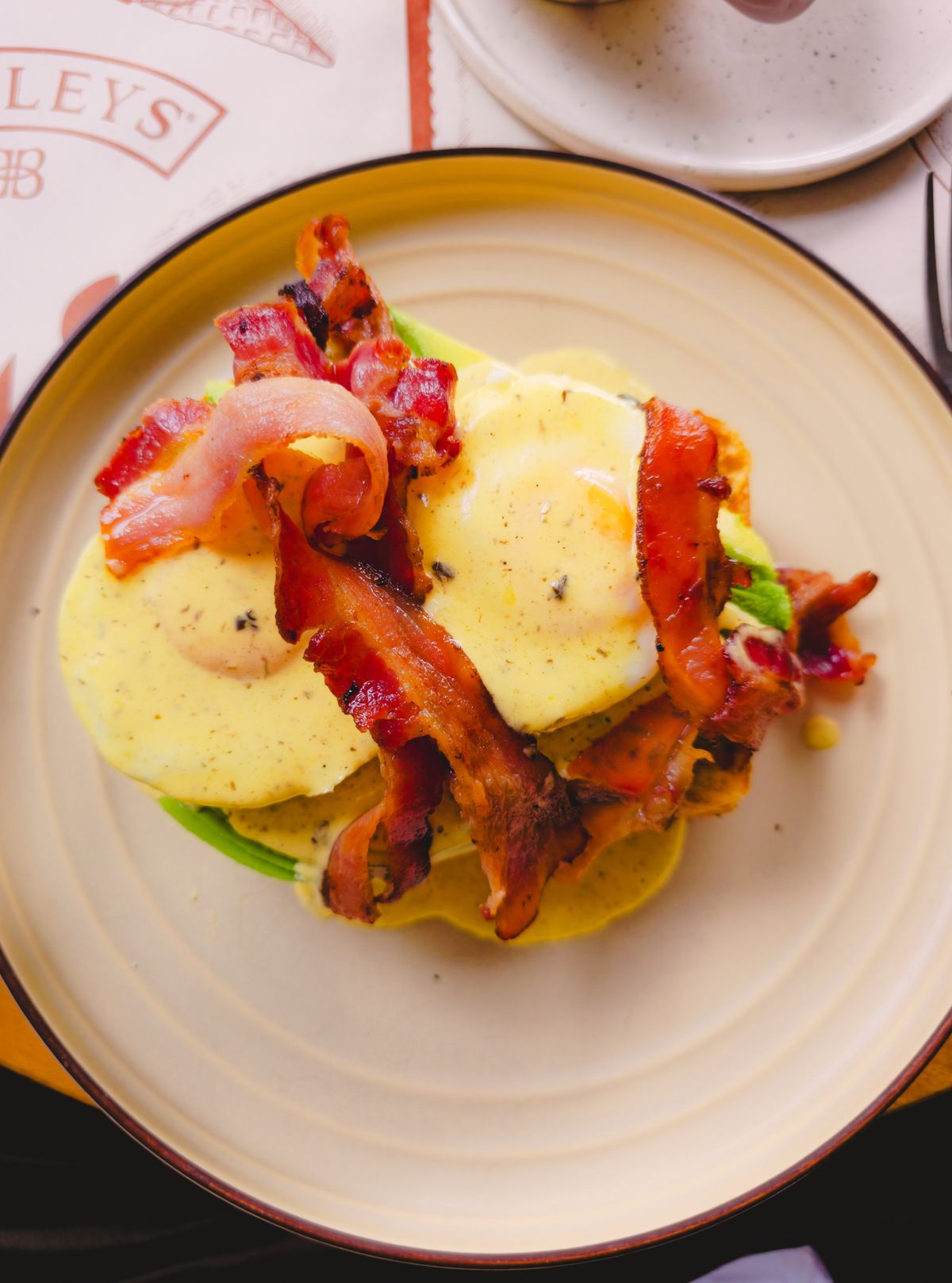 Eggs Royal, Sunday service.